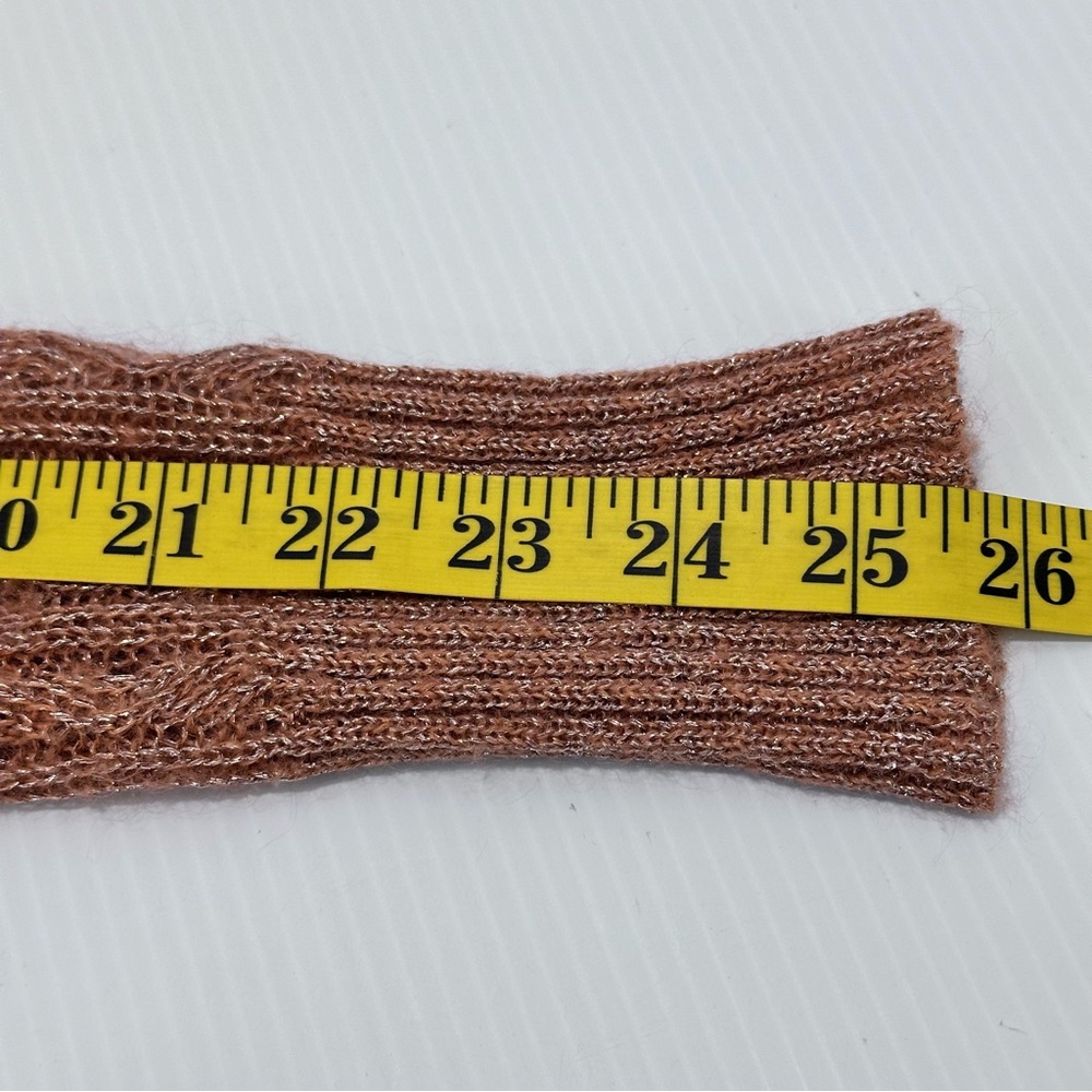 Banana Republic Cardigan Women’s M Open Front Mohair Wool Blend Cable Knit - Picture 8 of 8
